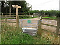 Gate, Chiltern Way at Studdridge Farm