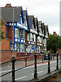 A row of guest houses on Barbourne Road, Worcester