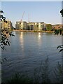 Fulham riverside developments, August 2021