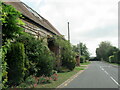 Abberton Road leaving Bishampton village