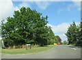 Old Hill junction with Radford Road at Flyford Flavell