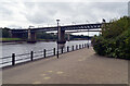 NZ2463 : King Edward VII Bridge, River Tyne, Newcastle by habiloid