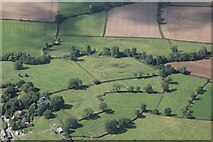 SP6798 : Earthworks and ridge and furrow at Burton Overy: aerial 2021 (1) by Chris
