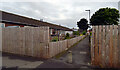 NZ2673 : Alley, Harrison Court, Annitsford by habiloid
