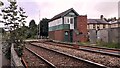 Corby Gates signal box east of Wetheral Station