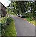 Narrow road through Kingcoed, Monmouthshire