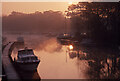 Christchurch: River Stour Sunrise from Tuckton Bridge c.1975 (2)