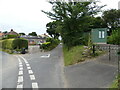 Looking up School Lane