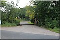 The entrance to Pheasant Lakes Farm, Wroxall