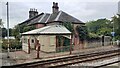 NY4654 : Station Master's House viewed from westbound platform of Wetheral Station by Luke Shaw