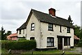 Allwood Green: House on the corner of Finningham Road and New Delight Road