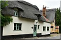 Wattisfield, The Street: Two thatched cottages