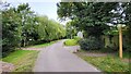 Footpath crossing Ashstead Woods Road