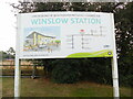 Winslow Station Information Board