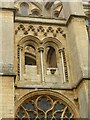 TL5480 : Triforium bay, presbytery, Ely Cathedral  by Alan Murray-Rust