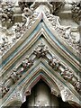 TL5480 : Ely Cathedral, the Lady Chapel, niche detail by Alan Murray-Rust