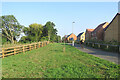 West Bridgford: the path past Wilford Fields