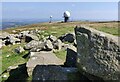 SO5978 : Radar domes on Titterstone Clee Hill by Mat Fascione