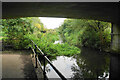 A branch of the Itchen passing under the M27