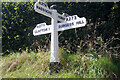 Signpost at Stonepound Crossroads