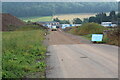 SO3602 : Access road to construction site by M J Roscoe