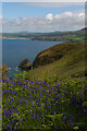 SN0141 : View east along the Pembrokeshire Coast Path on Dinas Island by Christopher Hilton