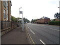 Bus stop and shelter on Cambuslang Road (A724)