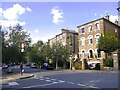 Houses on Highbury Hill, seen from Martineau Road N5