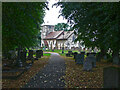 Path through the churchyard, Eagle