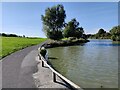 Path and lake at the Apex Leisure and Wildlife Park