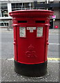 Double aperture George V postbox on Bath Street, Glasgow