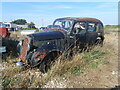 TR0917 : Old car at Dungeness by Marathon
