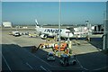 TQ0676 : Finnair to Helsinki ready for boarding at T3, Heathrow by Ian S