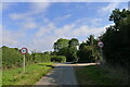 Crown Hill road entering Ropsley