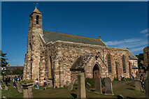 NU1241 : St. Mary The Virgin, Holy Island of Lindisfarne by Brian Deegan
