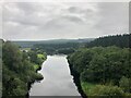NY6392 : View of river North Tyne as it enters Bakethin Reservoir by Philip Cornwall