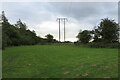 Power lines over the paddock