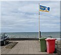 SH5700 : Flag by Pier Road (Tywyn) by Fabian Musto