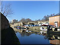 Canal boatyard at Ashton