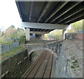 A55 crossing the railway