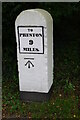 Old Milestone, B5250, Town Gate, Eccleston