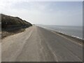 Sea wall at Frith Beach