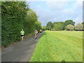 Runners in Wiggington Park