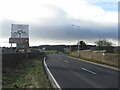 Railway bridge and A914 near Muirhead