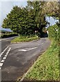 SO3402 : Junction of Cefn Mawr Lane and the A472, Monkswood by Jaggery