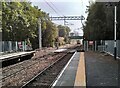 NS5574 : Train approaching Milngavie by Richard Sutcliffe