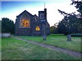 TL1446 : St Mary’s Church on a Sunday evening  by Philip Jeffrey