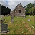 East side of the church, Gwernesney, Monmouthshire