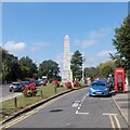 SP2382 : Cyclists War Memorial, Meriden Green by Gerald England