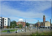 SD8912 : Rochdale Metro station and Mosque in Maclure Road by Raymond Knapman